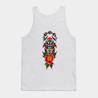 Bull Taurus Rose Tank Top